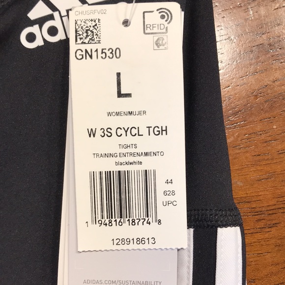 Adidas AEROREADY High Rise Training Tights Shorts - Picture 5 of 8